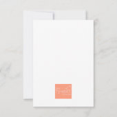 サンタクロースが煙突カードに (裏面)