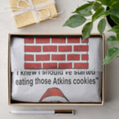 サンタクロースが煙突ティッシュペーパー 薄葉紙 (ギフト)