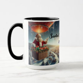 サンタクロースが町にやってくる クリスマスコーヒーマグ マグカップ