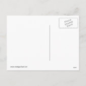 サンタクロースが町に来ている シーズンポストカード (裏面)