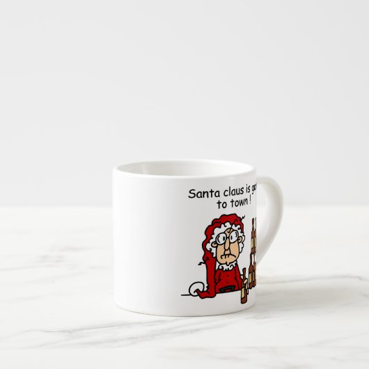 サンタクロースが町に行く エスプレッソカップ (正面右)