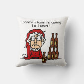 サンタクロースが町に行く クッション (裏面)