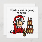 サンタクロースが町に行く シーズンカード (正面/裏面)