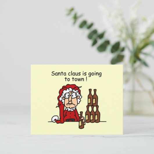サンタクロースが町に行く シーズンポストカード (スタンド正面)