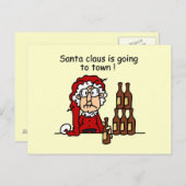 サンタクロースが町に行く シーズンポストカード (正面/裏面)