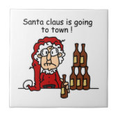 サンタクロースが町に行く タイル (正面)