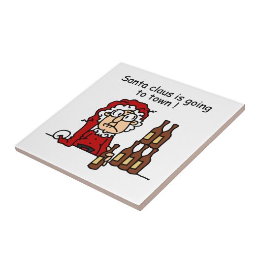 サンタクロースが町に行く タイル (側面)