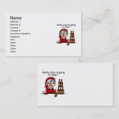 サンタクロースが町に行く 名刺 (正面/裏面)