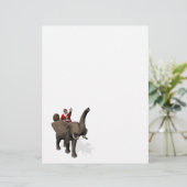 サンタクロースが象に乗る (スタンド正面)