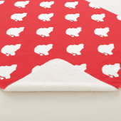 サンタクロースが赤 シェルパブランケット (3/4)