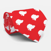 サンタクロースが赤 ネクタイ (ロール)