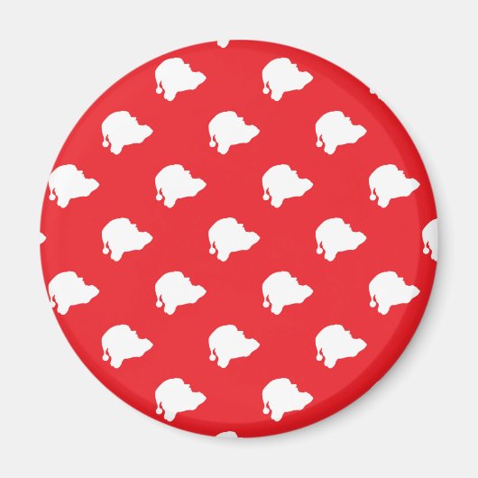 サンタクロースが赤 マグネット (正面)