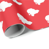 サンタクロースが赤 ラッピングペーパー (ロールコーナー)