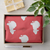 サンタクロースが赤 薄葉紙 (ギフト)