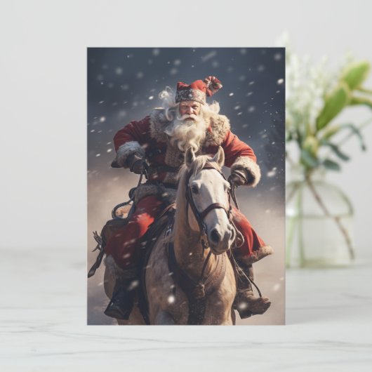 サンタクロースが馬に乗る シーズンカード (スタンド正面)