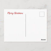 サンタクロースことわざメリークリスマスナイト ポストカード (裏面)