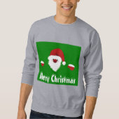 サンタクロースことわざメリークリスマス スウェットシャツ (正面)