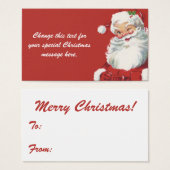 サンタクロースすてきウィンキング (正面&裏面)