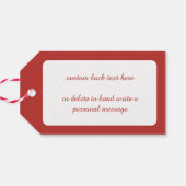 サンタクロースすてきウィンキング ギフトタグ (裏面横)