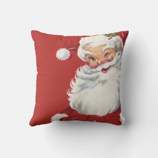 サンタクロースすてきウィンキング クッション (裏面)