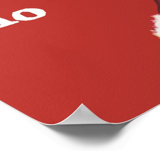 サンタクロースすてきウィンキング ポスター (角)