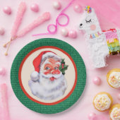 サンタクロースすてきクリスマスパーティー ペーパープレート (パーティー)