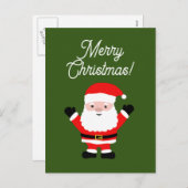 サンタクロースすてきマンガのクリスマスはがき シーズンポストカード (正面/裏面)