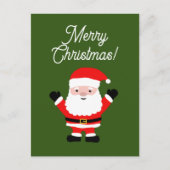 サンタクロースすてきマンガのクリスマスはがき シーズンポストカード (正面)
