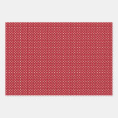 サンタクロースそりトナカイ松の木アートパターン ラッピングペーパーシート (正面2)