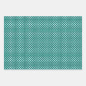 サンタクロースそりトナカイ松の木アートパターン ラッピングペーパーシート (正面2)