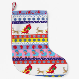 サンタクロースそり スモールクリスマスストッキング
