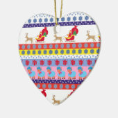 サンタクロースそり セラミックオーナメント (左)