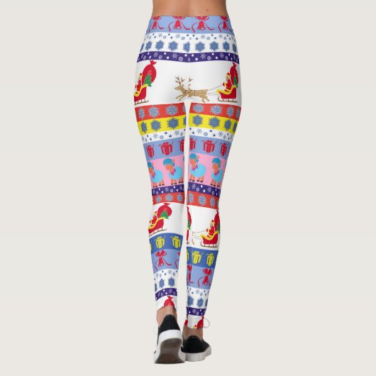 サンタクロースそり レギンス (裏面)