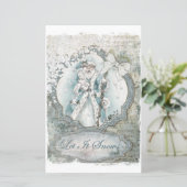 サンタクロースそれを雪青スクラップブック紙 (スタンド正面)