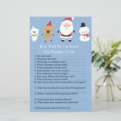 サンタクロースってどれくらい知ってる？ベイビーシャワーゲーム (スタンド正面)