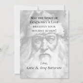 サンタクロースとお前のクリスマスカード (裏面)