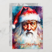 サンタクロースとお前のクリスマスカード (正面/裏面)