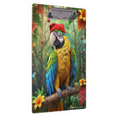 サンタクロースとしてのクリスマスパロットー–76349 クリップボード (右)