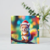 サンタクロースとしてのクリスマスリス–56765 招待状 (スタンド正面)