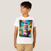 サンタクロースとしてのクリスマスリス–56765 Tシャツ (正面フル)