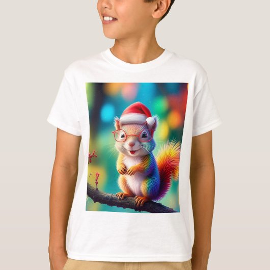 サンタクロースとしてのクリスマスリス–56765 Tシャツ (正面)