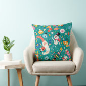 サンタクロースとその友メリー達 クッション (椅子)