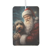 サンタクロースとアイレデールフェスティバルクリスマス カーエアーフレッシュナー (正面)