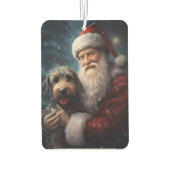 サンタクロースとアイレデールフェスティバルクリスマス カーエアーフレッシュナー (裏面)