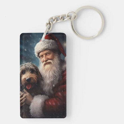 サンタクロースとアイレデールフェスティバルクリスマス キーホルダー (裏面)