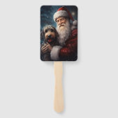 サンタクロースとアイレデールフェスティバルクリスマス ハンドファン (裏面)