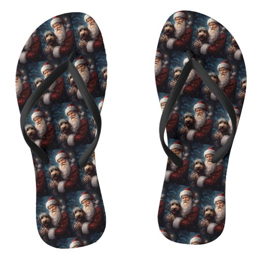 サンタクロースとアイレデールフェスティバルクリスマス ビーチサンダル (ソール)