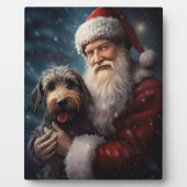 サンタクロースとアイレデールフェスティバルクリスマス フォトプラーク (正面)