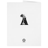 サンタクロースとウサギキツネとリス (裏面)