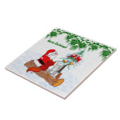 サンタクロースとウサギキツネとリス タイル (側面)